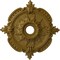 Ekena Millwork Benson Classic Ceiling Medallion (Fits Canopies up to 6 1/2"), 28 3/8"OD x 3 3/4"ID x 1 5/8"P, Gold CM28BEGLS - alternate 1